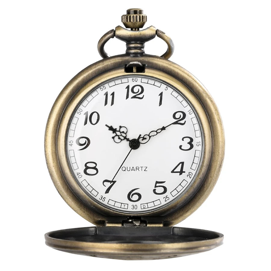 Quarz Taschenuhr Krebs Zeichen mit Krabben Halskette Vintage Stil