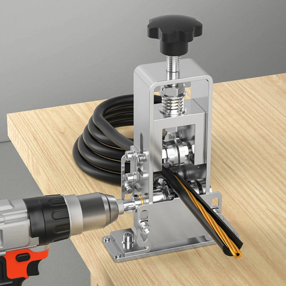 Abisolierwerkzeug für 1-25mm Kabel - Manuell oder Bohrmaschinen-Betrieb