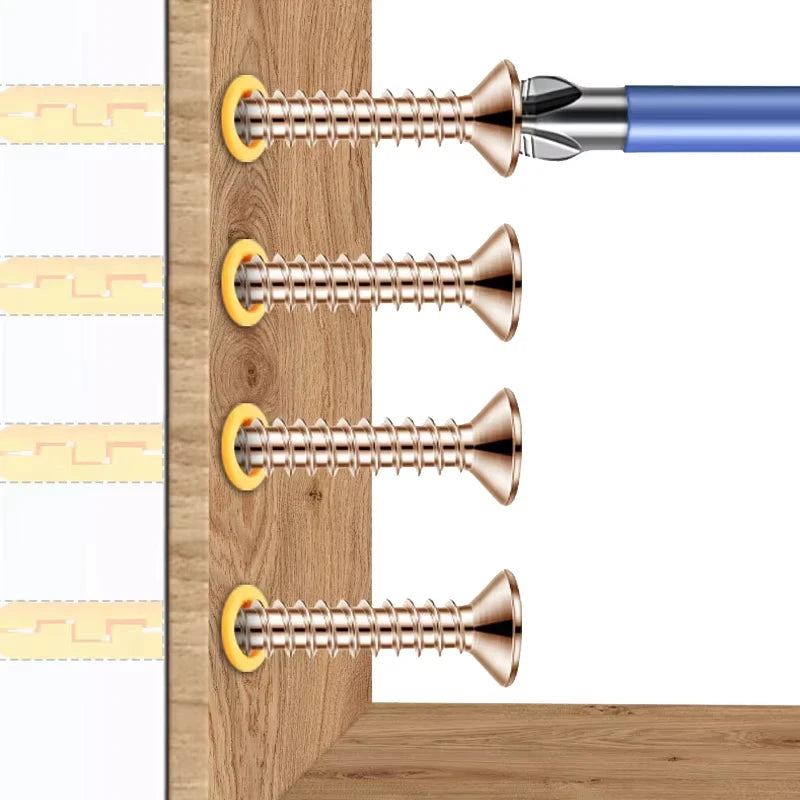 Selbstbohrende Metallschrauben und Wandanker Sets für Heimwerker