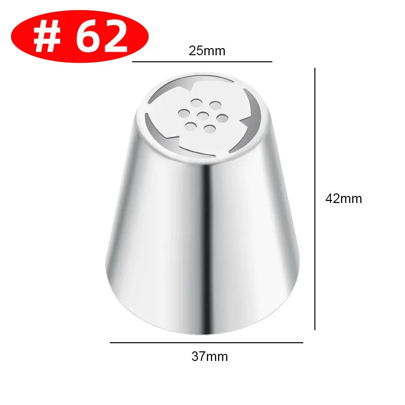 Premium Edelstahl Spritztüllen Set – 30+ Backdüsen für kreative Gebäck-Deko