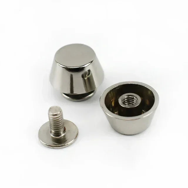 Robuste Metallnieten Schraubnieten für Taschen und DIY Lederprojekte