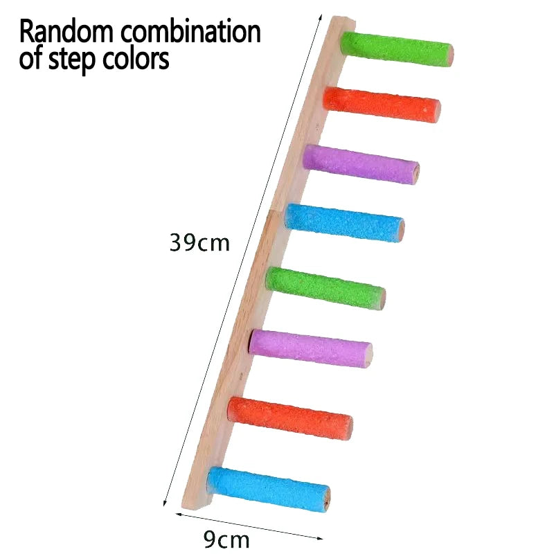 4 6 8 Schritt Vogel Klettern Leiter Holz Spielzeug für Papageien