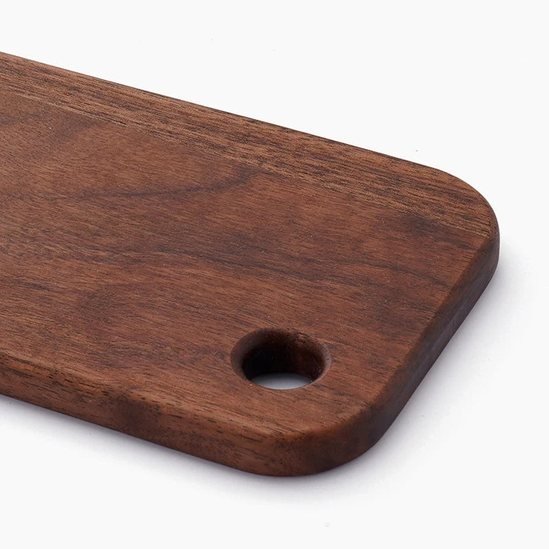 800ml 1,4l Doppelseitiges Walnuss Holz Schneidebrett Tragbar Outdoor