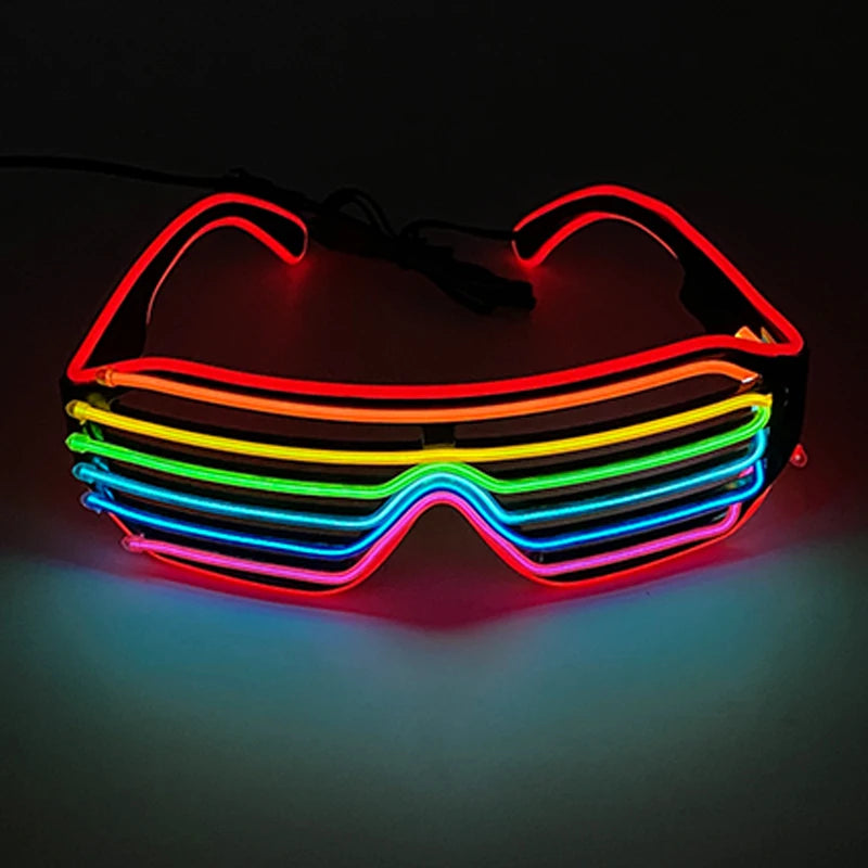 Leuchtende LED Partybrille für unvergessliche Anlässe