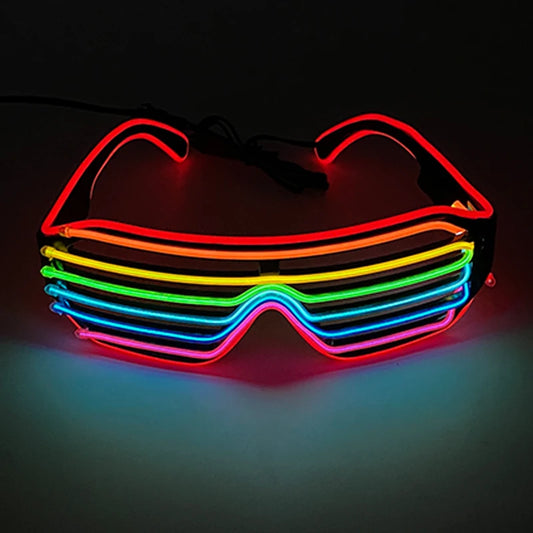 Leuchtende LED Partybrille für unvergessliche Anlässe