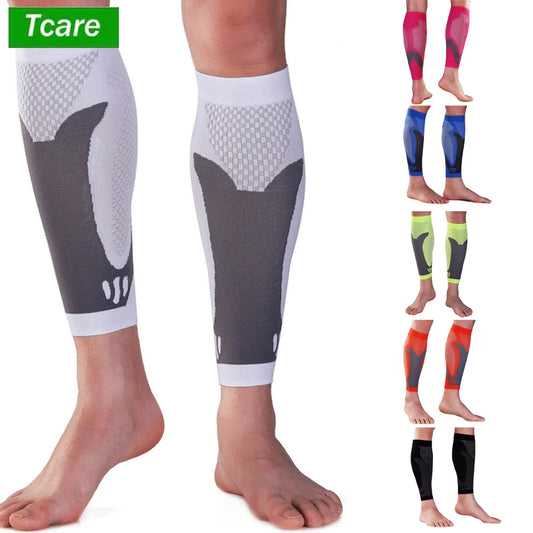 Kompressions-Wadenärmel Paar für Sport, Reisen und Schienbeinschiene
