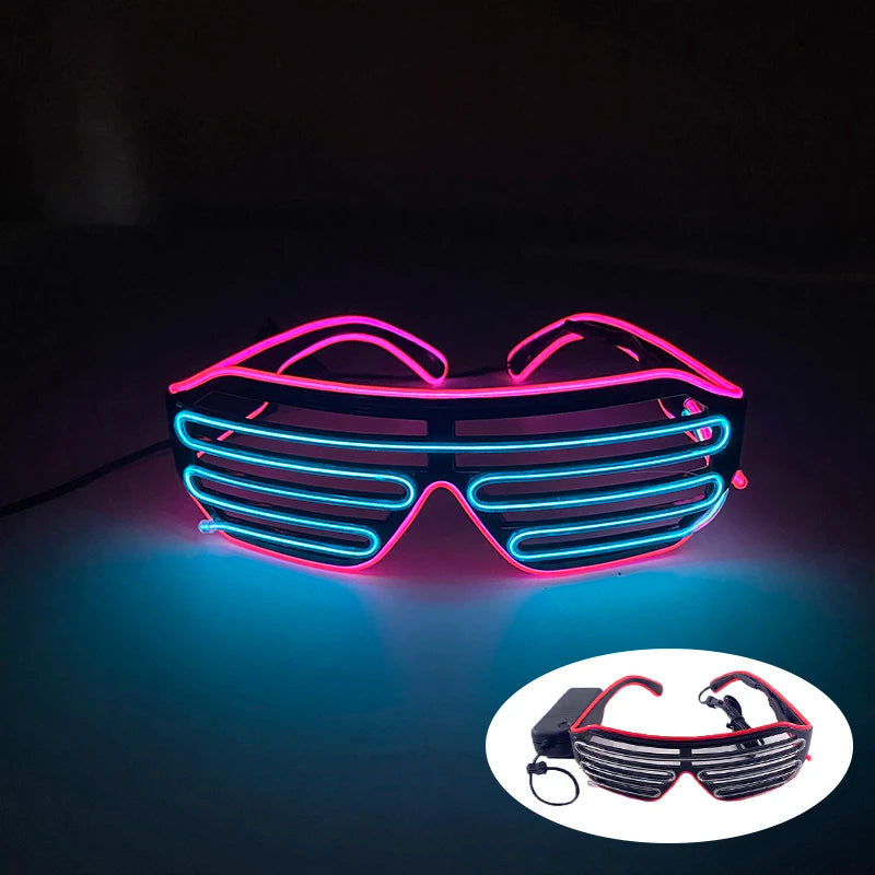 Leuchtende LED Partybrille für unvergessliche Anlässe