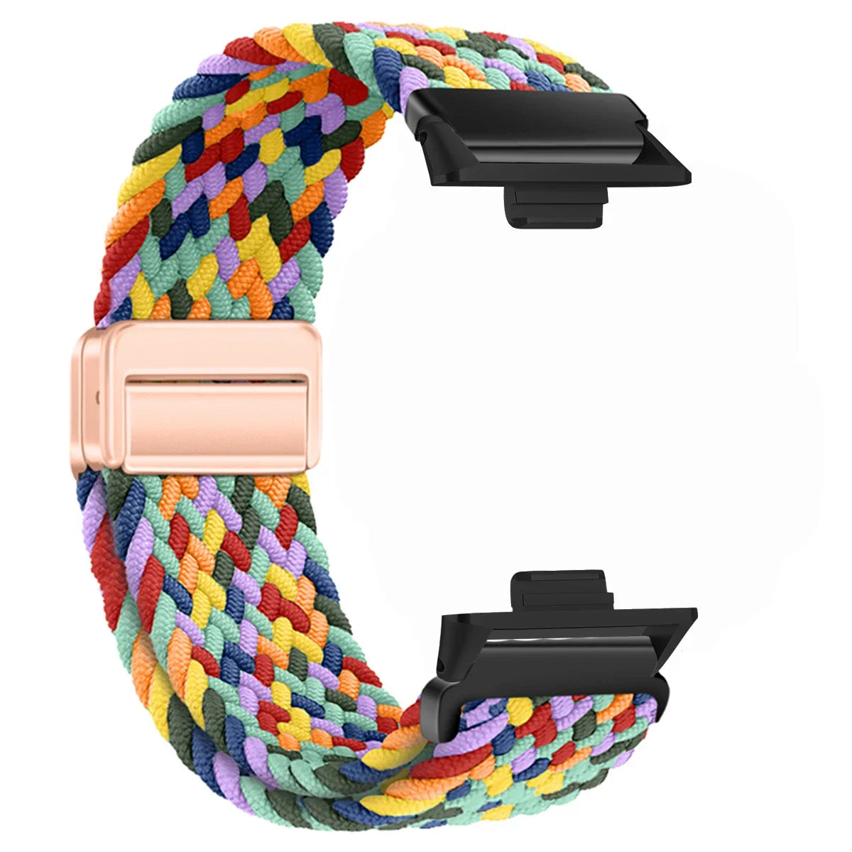 Verstellbares Nylon-Schlaufenarmband mit Magnetverschluss für Sportuhren