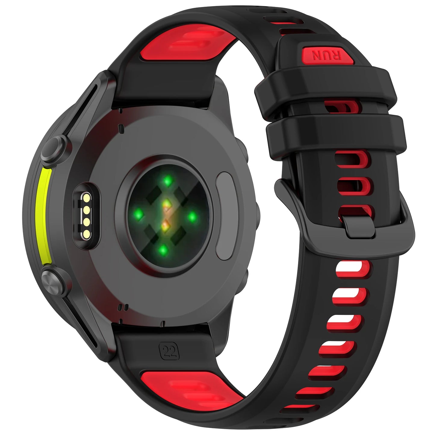 Atmungsaktives Silikonarmband kompatibel mit Forerunner Sportuhren