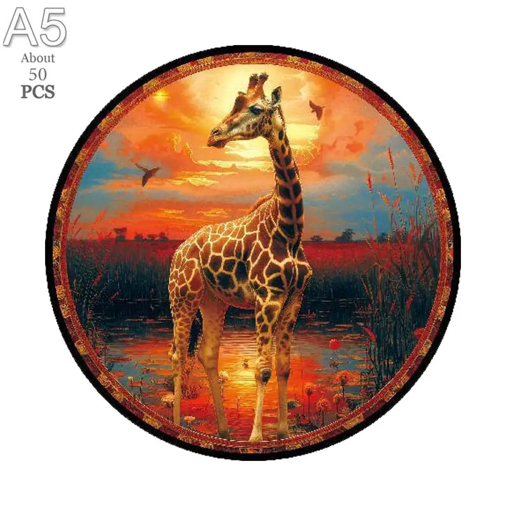 Fesselndes 3D Holzpuzzle Tier für Erwachsene und Kinder