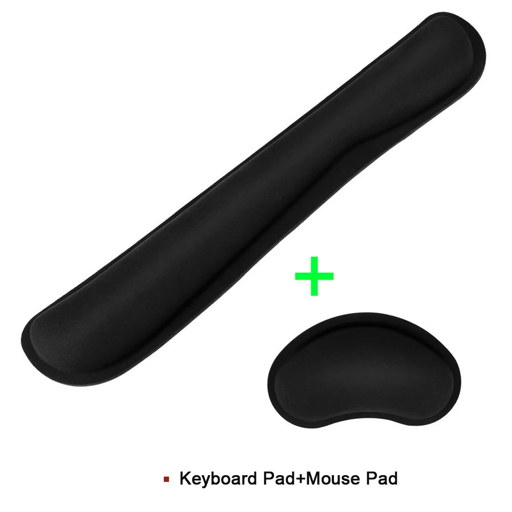 Ergonomisches Handgelenkauflage Mauspad aus Memory-Schaum rutschfest
