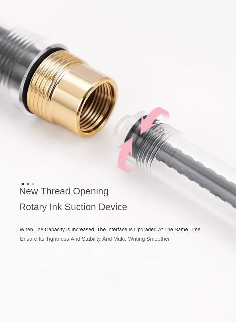 JinHao 9019 Füllfederhalter Transparent Acryl 40 MM Iridium Feder-Yabubest - Home & More