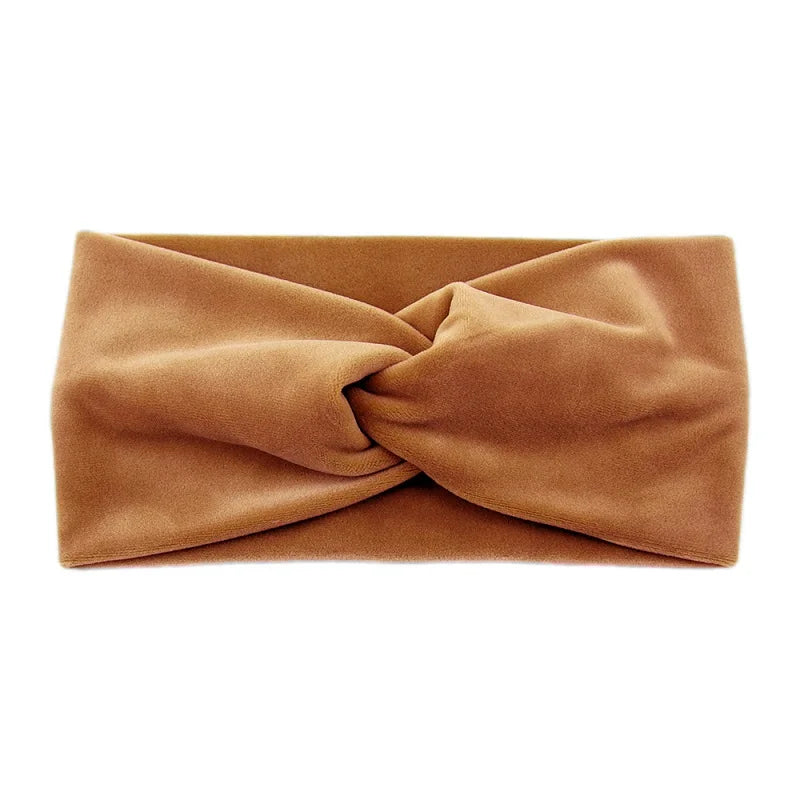 Elastisches Yoga Stirnband aus Samt für Make up und Gesichtspflege-Yabubestshop