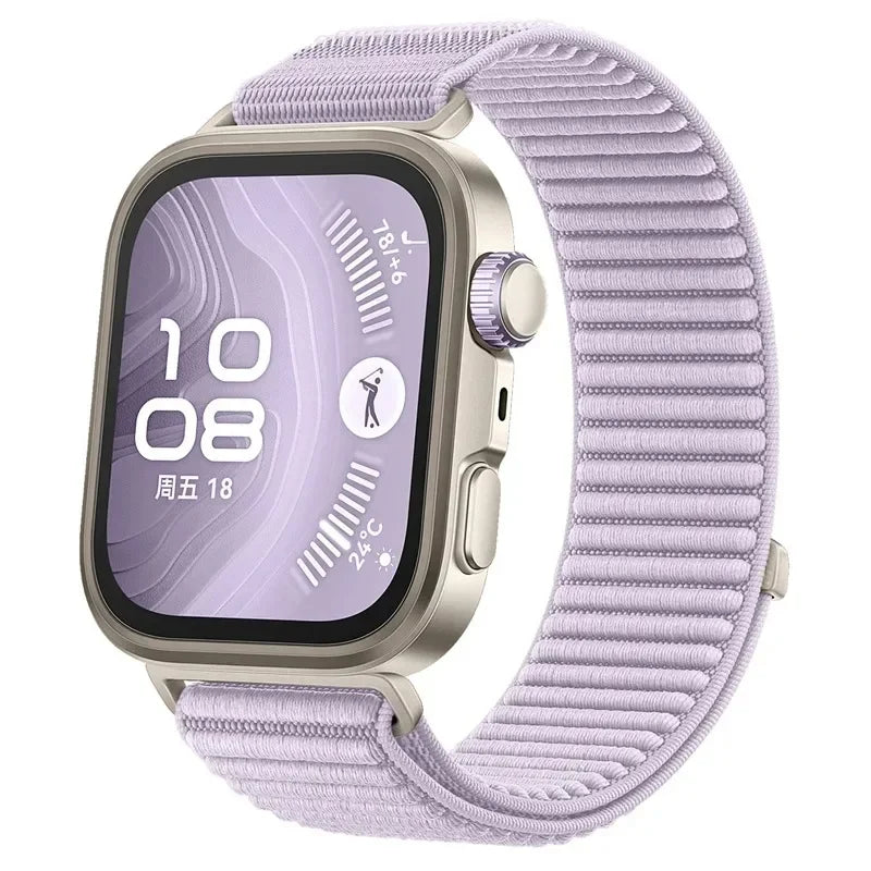 Nylon-Schlaufenarmband, atmungsaktiv und komfortabel für Smartwatches