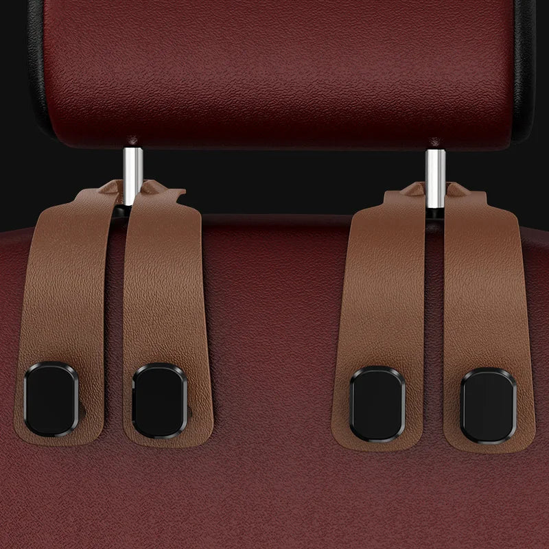 Praktischer Aufbewahrungshaken für Autositz mit Doppelhaken