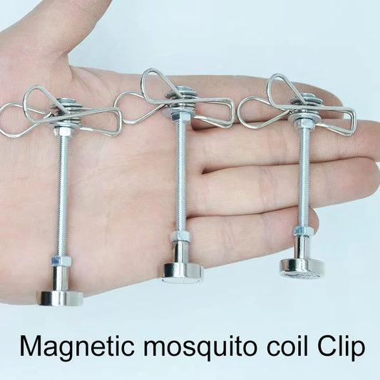 Magnetischer Mückenspulenhalter Edelstahl für Zuhause Camping Aromatherapie