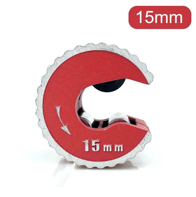 Präziser Rohrschneider: Aluminium, Selbstverriegelung, 15/22/28 cm für Profis