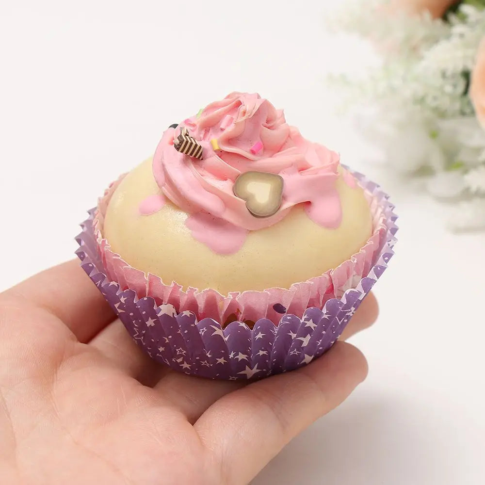 100 Stück Papier Cupcake Liner Muffin Backförmchen 7cm Durchmesser-Yabubest - Home & More