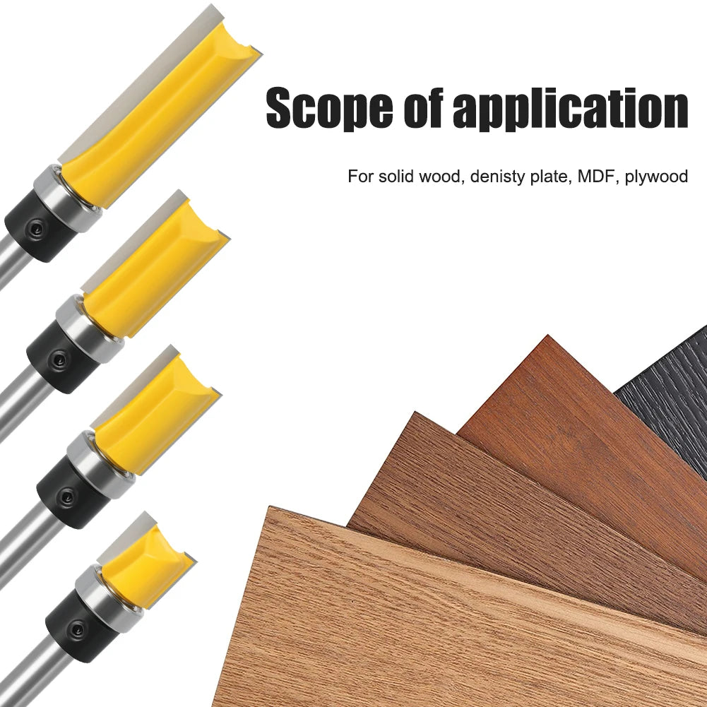 Präziser Schaftfräser für saubere Kanten in der Holzbearbeitung