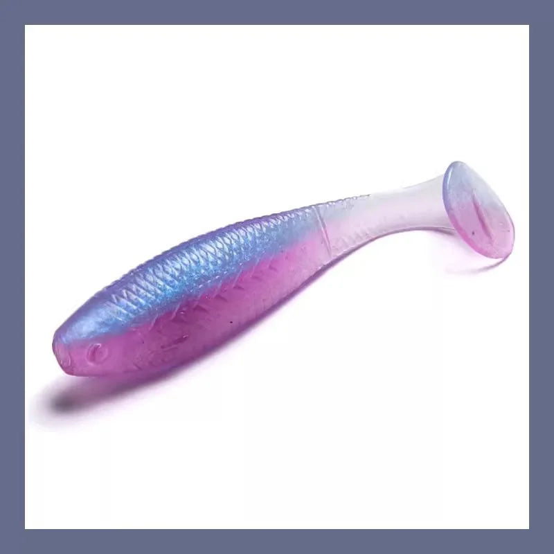 12er Set schwimmende weiche Köder 55 65mm für Süßwasser und Meerwasser