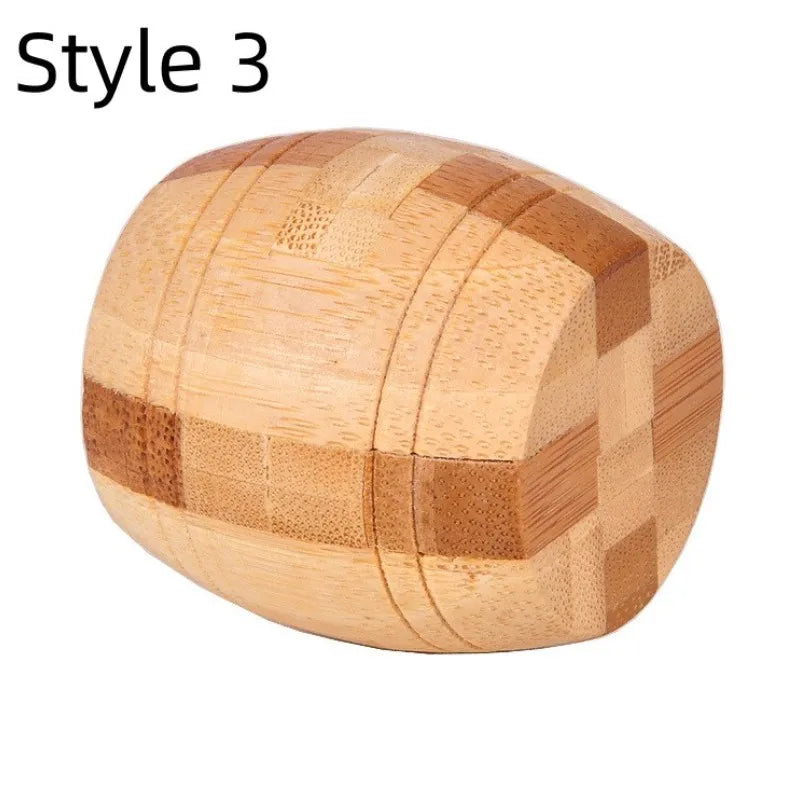 Holz Kong Ming Lock 3D Puzzle Montessori Spielzeug Kinder-Yabubest - Home & More