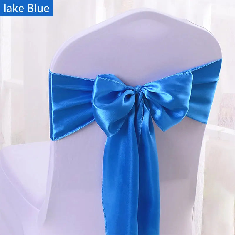 Satin Stuhlschärpen für Hochzeiten und Events 50 Stück