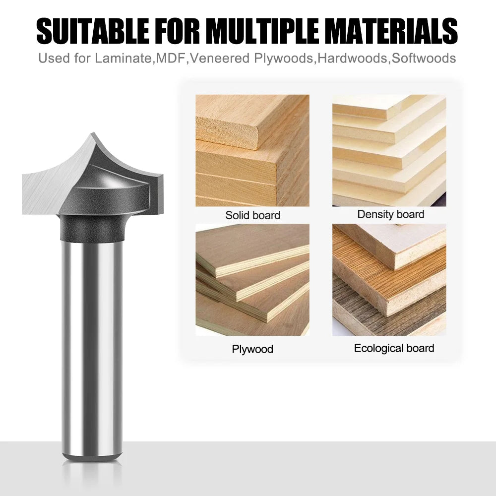 8mm Schaft Holzbearbeitung Router Bit Set mit spitzen Gravurmessern