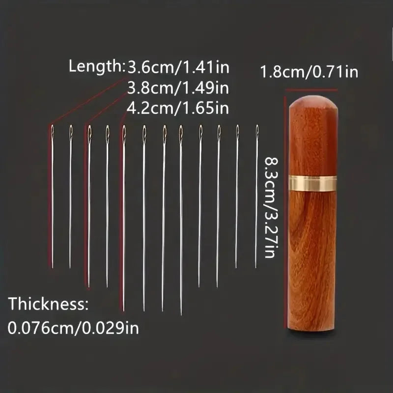 30 Stück nadelfreie Nadeln aus Edelstahl für einfaches Handnähen-Yabubest - Home & More