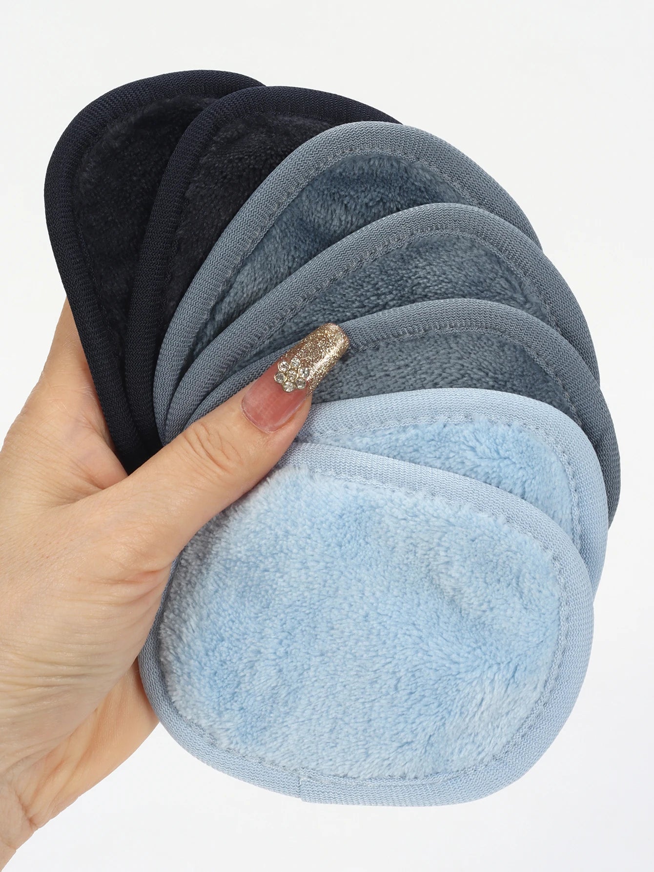 Wiederverwendbare Make up Entferner Tücher mit Farbverlauf 7 Stück