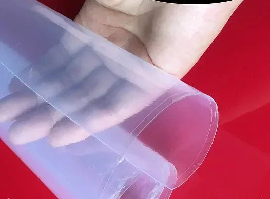 Transparente Silikonkautschukplatte 500x500 mm flache Dichtung 0,1-0,8 mm