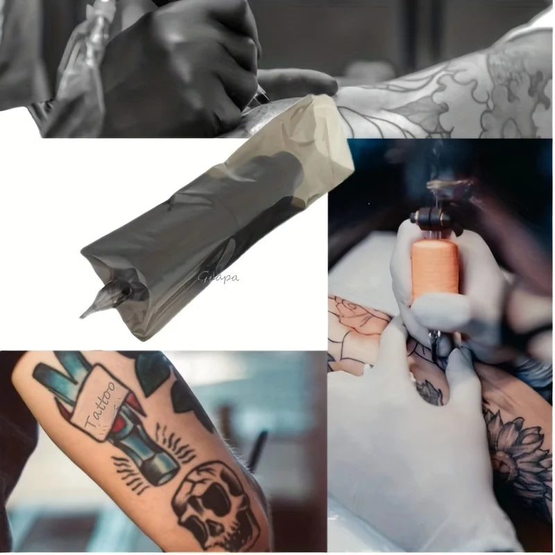Einweg Tattoo Maschinen Patrone Kunststoff Abdeckung Schwarz Set