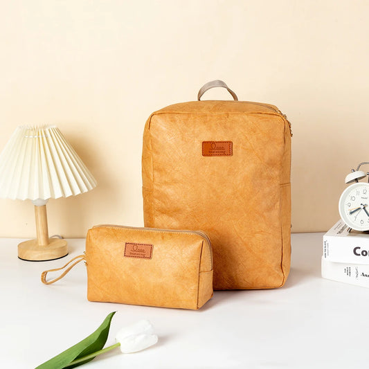 Langlebiger DuPont-Papierrucksack Unisex für Schule und Reise