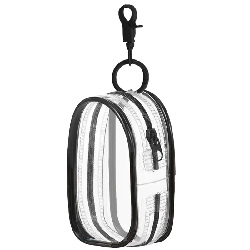Mini PVC Aufbewahrungstasche transparent wasserdicht Reise Kosmetik Kabel Organizer
