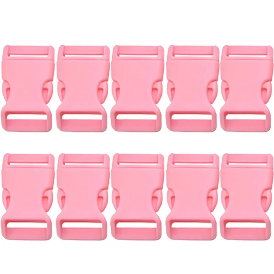 10x Seitliche Schnellverschluss Schnalle 10-25mm für Paracord Armband