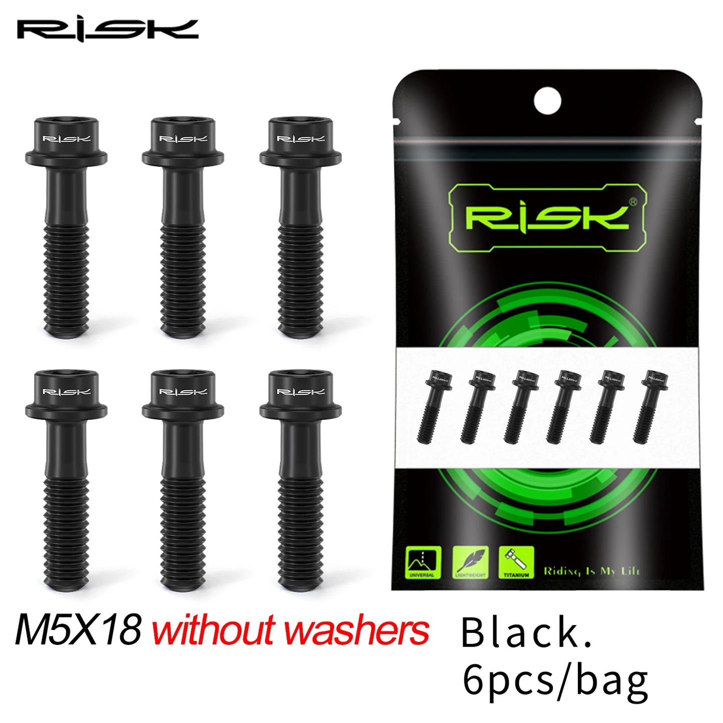 Fahrrad Vorbau Lenker Schrauben Set – Titan M5x16 M5x18 M5x20 Auswahl