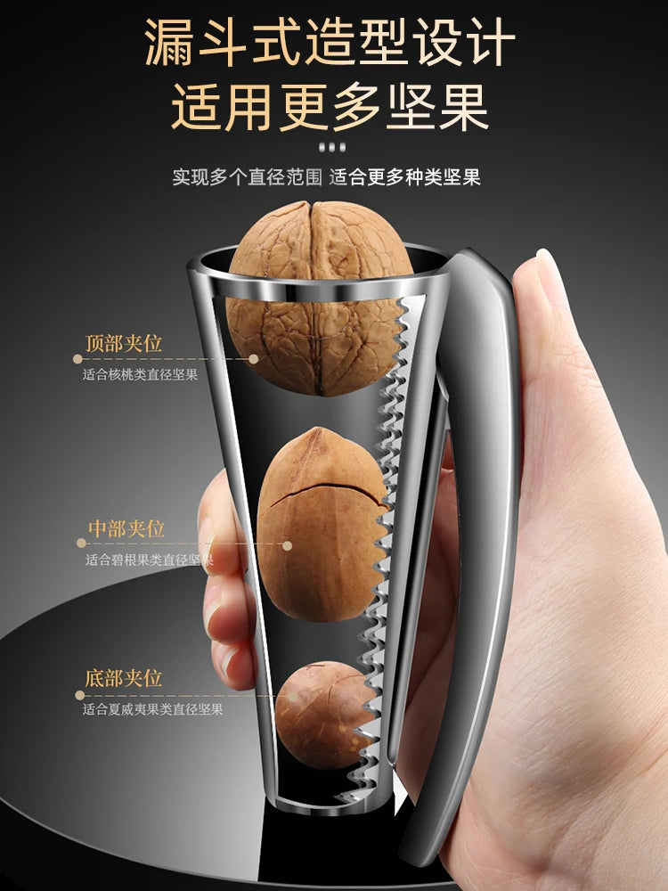 Multifunktionales Nussknacker-Werkzeug mit Zangenstange für müheloses Nussöffnen