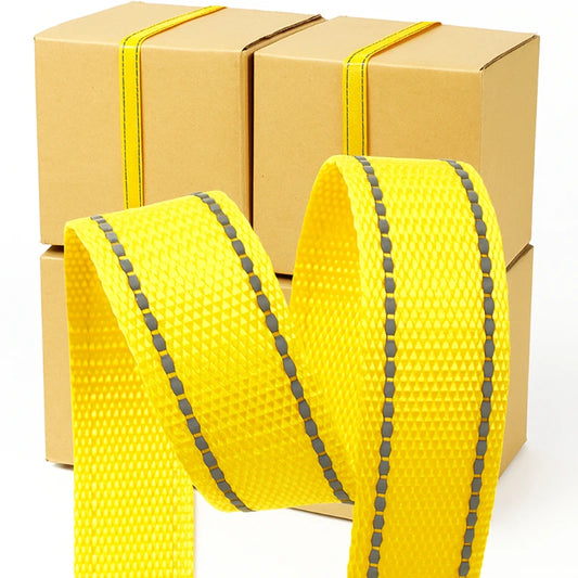Reflektierendes 25 mm Polyester-Gurtband 5 m für Taschen DIY Hundehalsband