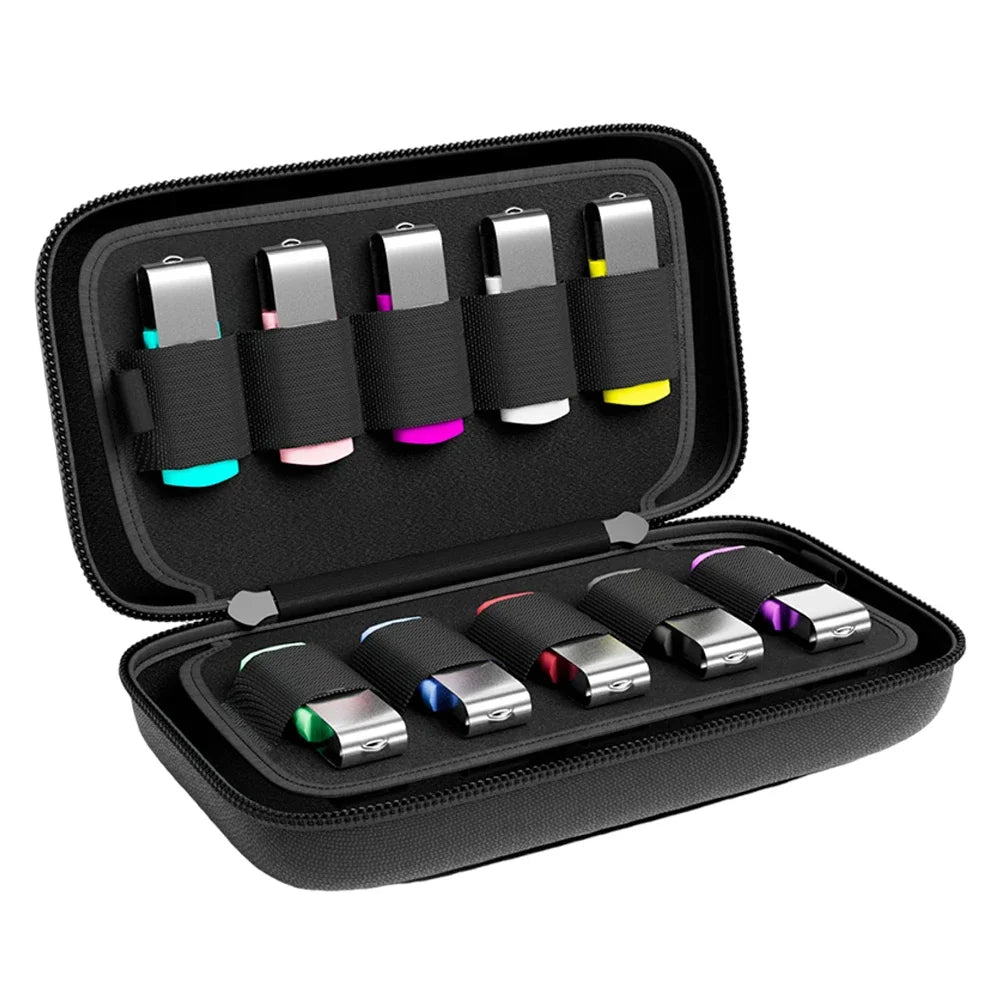 Doppellagiges USB-Stick Organizer Etui für 20 USB Flash Laufwerke
