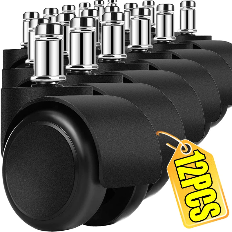 Langlebige Möbel-Fußrolle aus Kunststoff - PVC für leises Rollen