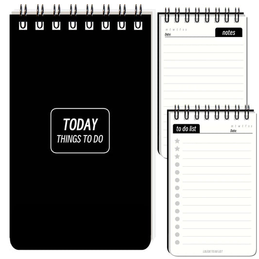 A7 Mini Notizbuch To-Do-Liste Skizzenbuch Planer für Büro Schule Reise Alltag