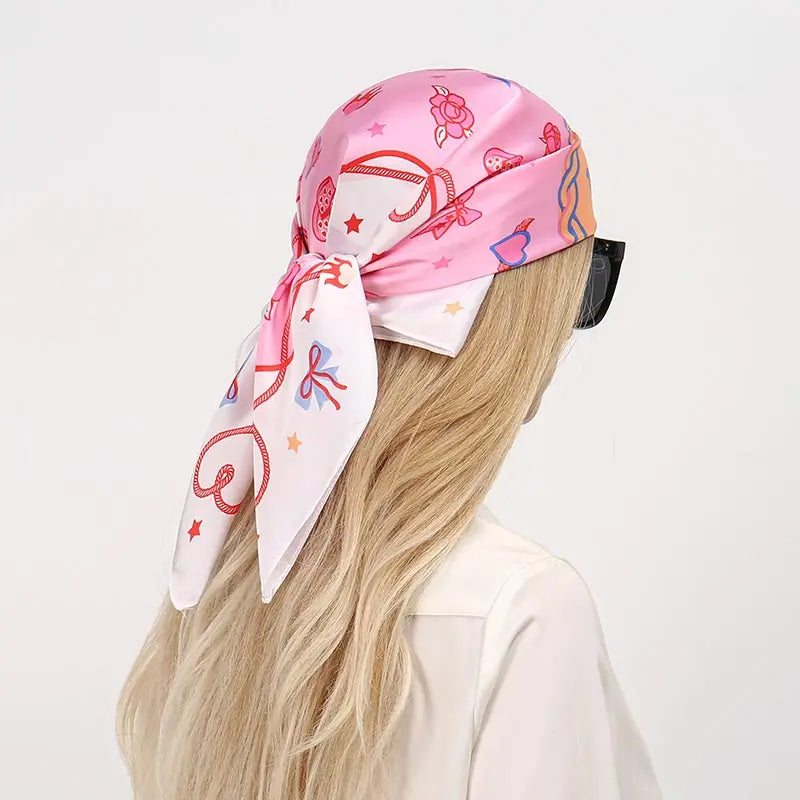 Modischer 70 x 70 cm Damenschal mit Paisley-Druck-Yabubest - Home & More