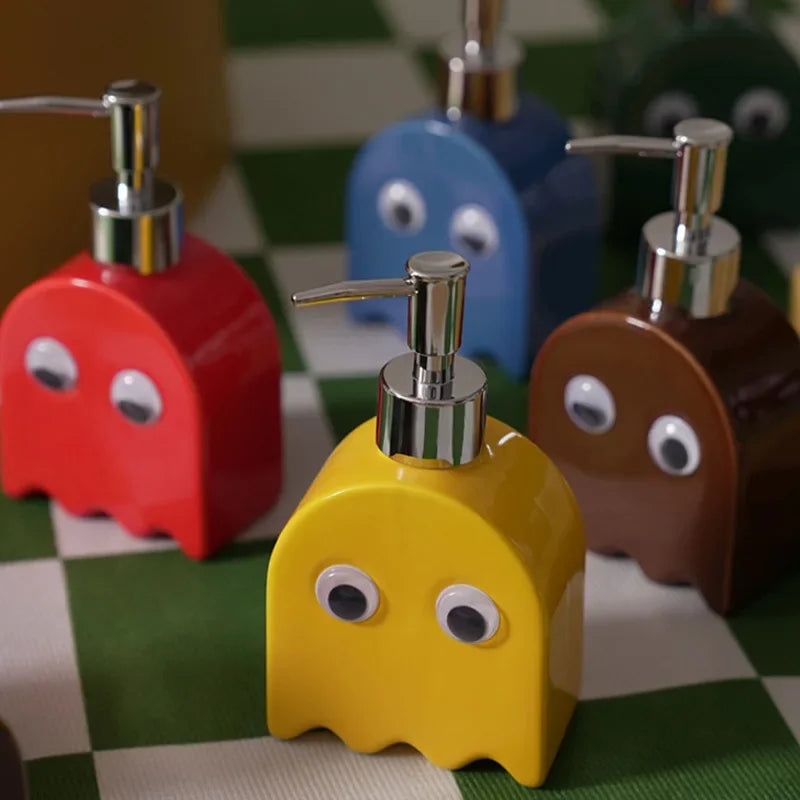 Kreative Keramik Pressflasche für Flüssigseife Badezimmer