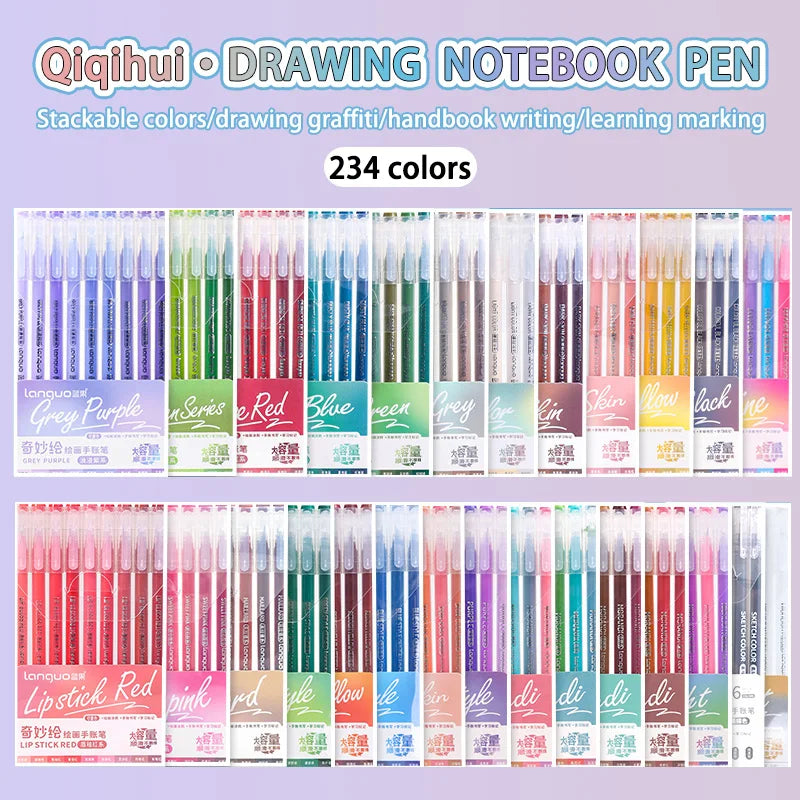 Gelstift Set 27-207 Farben – Zeichenstifte für Schule & Kreatives-Yabubest - Home & More