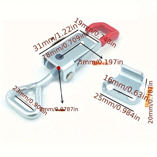 4er-Set Heavy Duty Eisen Schnellklemmen – Robust, Verstellbar - Sicher