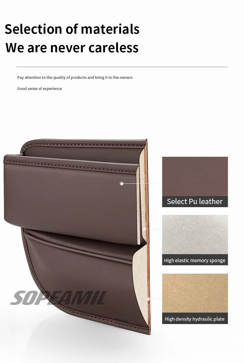 Praktische Auto Sitz Spalt Aufbewahrungsbox mit Becherhalter