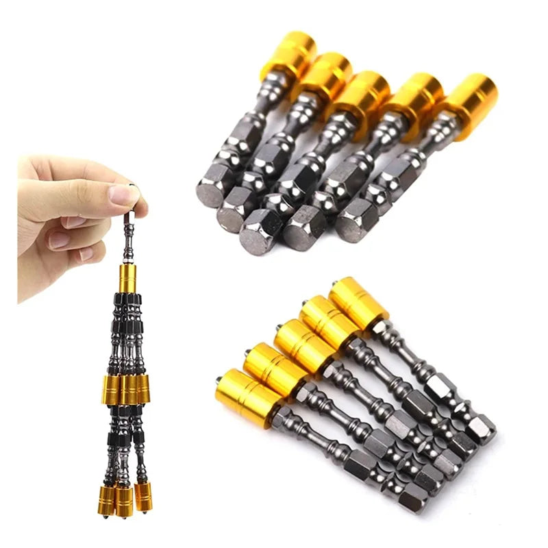 5/10 Stück PH2 magnetische Schraubendreher Bits 1/4 Zoll Sechskantschaft