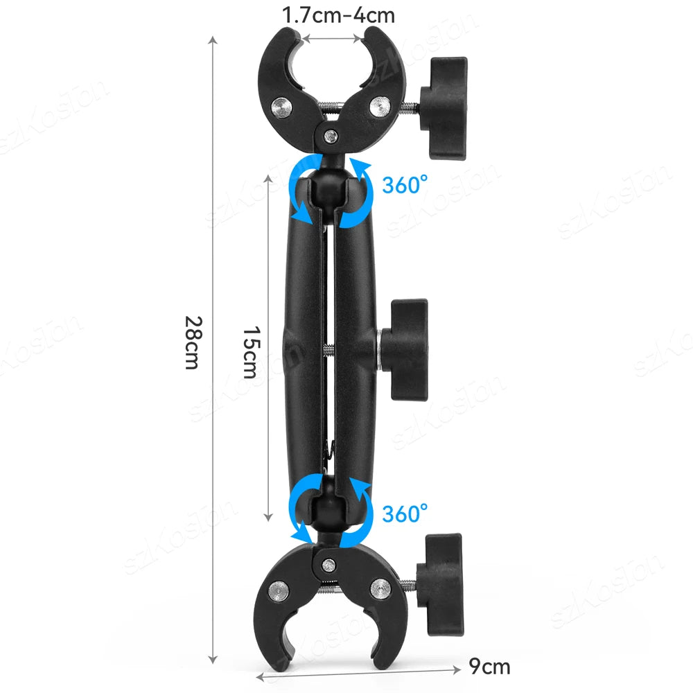 Universelle Doppel Kugelkopf Halterung für Action Kameras