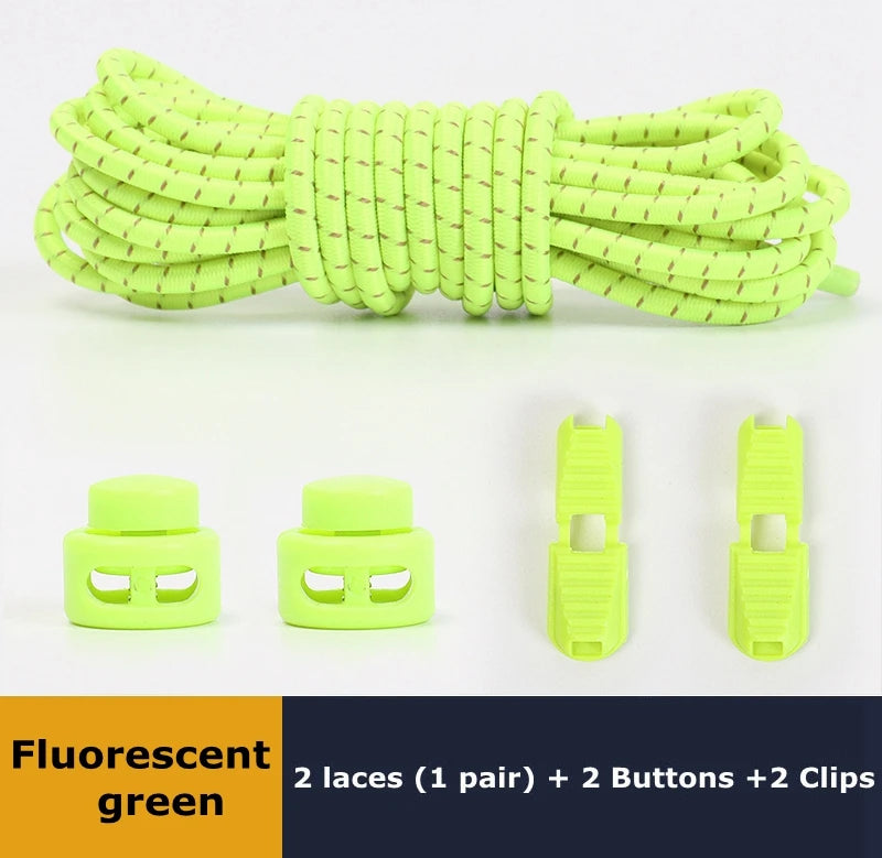 Elastische Schnürsenkel ohne Binden mit Schloss für Sneakers & Co.