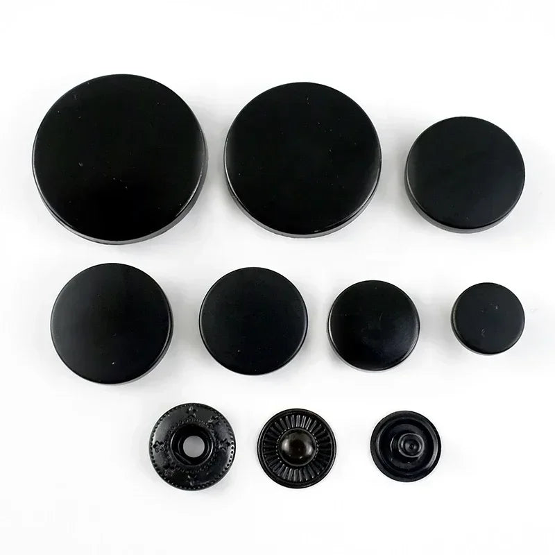 20 Sets Metall Druckknöpfe 10 12 15 17 20 25 mm Nähzubehör