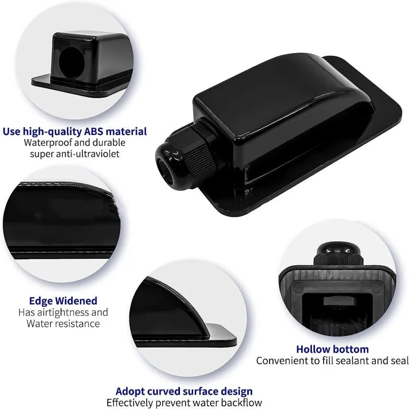 Wasserdichte Kabeldurchführung für Caravan Solarverbindung am Dach